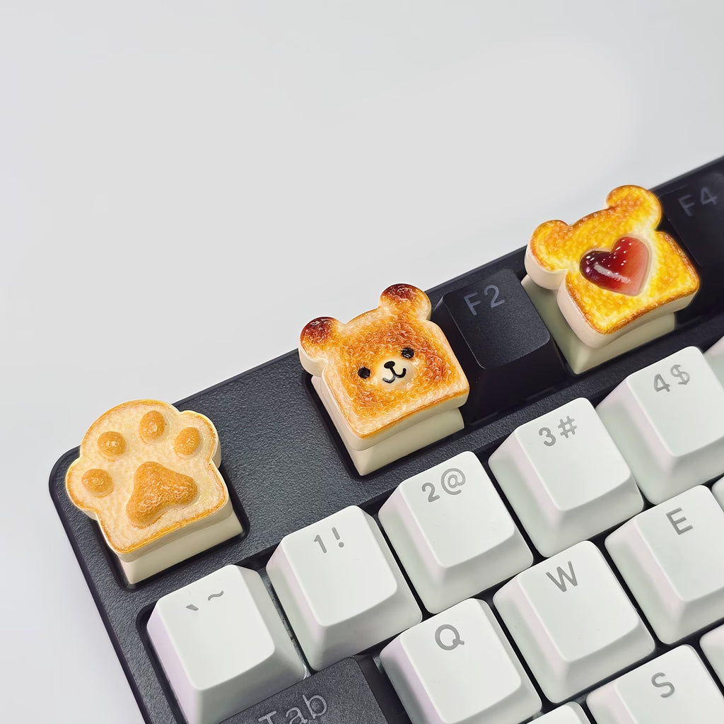 Honey Toast Bear Keycap Set